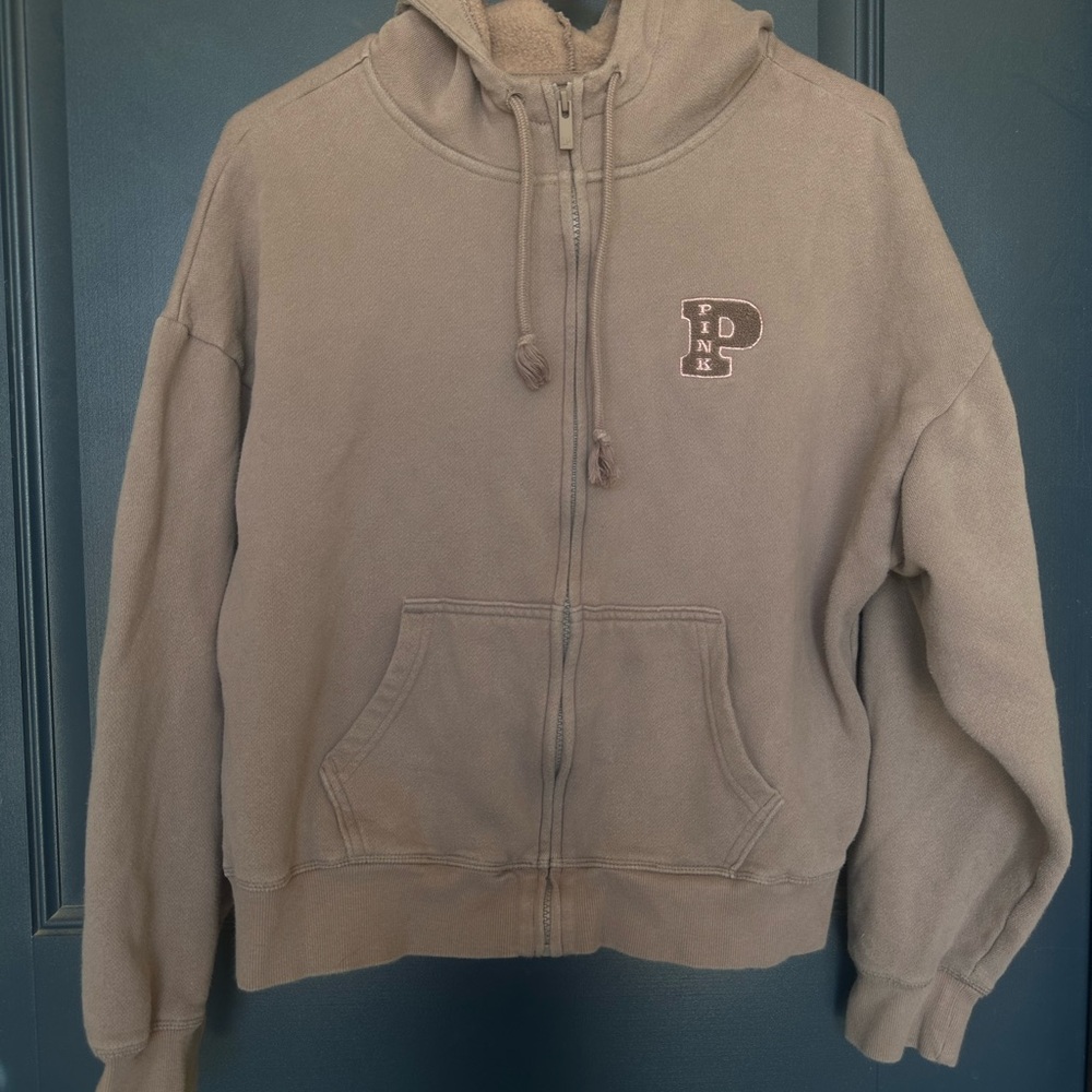 PINK Victoria's Secret Vintage Zip Hoodie Jacket Y2K